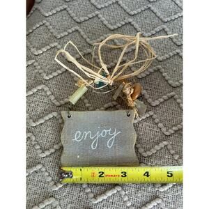 Silvestri small “enjoy” decorative sign